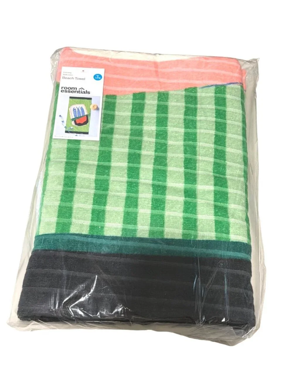 2 Pack Beach Towel 6 Foot Tall Sardines  Room Essentials New
